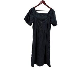 Madewell Grid Midi Dress – New With Tags – Size S